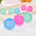 Colorful textured maltose squeeze balls for stress relief in vibrant pink, blue, and green - 4cm Green Textured Ball
