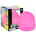 Pink maltose stress relief toy ice cube squishy with colorful retail packaging box - 138g Pink Candy Squeeze (Boxed)