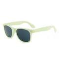 Classic retro sunglasses with mint green candy color frame and dark lenses for summer - Light Green