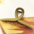Elegant matte khaki twisted hair claw clip shark clip for women stylish hair styling accessory. - 13cm Ribbon Style / Matte Light Coffee