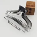 Elegant grey gradient large hair claw clip for women, length about 9.5cm shark clip - 9.5cm Sycee Style / Gradient