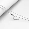 Collana a catena box regolabile in acciaio inossidabile con ago per gioielli fai da te - Color Acciaio 1.2mm 45cm Catena a Scatola con Ago(A2D7)