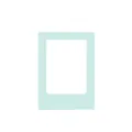 Light mint green 3-inch magnetic Polaroid photo frame for creative DIY desk display - 3 Inch / Frost Light Blue