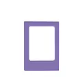 Minimalist purple 3-inch magnetic photo frame for Polaroid mini pictures DIY home decor - 3 Inch / Violet