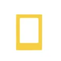 Bright yellow magnetic mini photo frame for 3-inch Instax DIY display and home decor - 3 Inch / Caramel Yellow