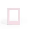 Light pink 3-inch magnetic photo frame for Instax mini film DIY refrigerator magnet decor. - 3 Inch / Light Cherry Pink