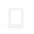 Minimalist white 3-inch magnetic photo frame for Polaroid creative DIY desk display. - 3 Inch / Jasmine White