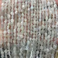 Natural 6-8mm grey moonstone irregular tumble stone chip beads for DIY jewelry making - 6-8mm (38cm Strand) / Silver Moonstone