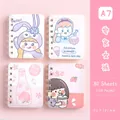 Cute A7 cartoon snack girl spiral notebook 80 sheets portable pocket diary notepad - Snack Girl / A7