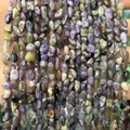 Natural purple charoite-like irregular stone chips 6-8mm for DIY handmade jewelry making - 6-8mm (38cm Strand) / Charoite