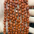 Red natural irregular stone chips 6-8mm for DIY jewelry making accessories - 6-8mm (38cm Strand) / Red Jasper