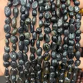 Natural 6-8mm irregular blue tiger eye stone beads for DIY jewelry making accessories - 6-8mm (38cm Strand) / Blue Tiger Eye Stone