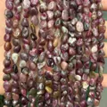 Irregular natural purple tourmaline chip beads for DIY jewelry making, 6-8mm size - 6-8mm (38cm Strand) / Tourmaline