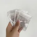 Set of 30 portable clear PVC ziplock bags for jewelry anti-oxidation storage. - Design No.4 / 30Pcs Pack