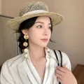 Elegant gold tiered disc dangle earrings for women stylish beach vacation jewelry - Silver Earring Post Style / Gold