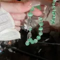 Elegant green cat eye beaded bracelet with a sparkling crystal butterfly charm for women - Style 9 Green Cat's Eye (With Gift Box) / Green
