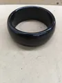 Brazalete redondo de acrílico negro grueso con un acabado pulido liso y suave - Estilo Redondo / Negro