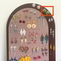 Elegant forest style collection of floral and butterfly earrings on a display board - 2#