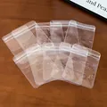Close-up detail of clear small plastic ziplock bags for jewelry and accessories storage - 9# Packaging Bag - Medium / 10 Pieces/Pack (6x8cm)