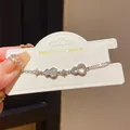 Elegante bracciale in zircone argentato con ciondoli a zucca e accenti a stella - Bracciale Retrò Vintage Zucca (75#) / Argento