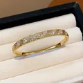 Bracelet vintage élégant plaqué or 18 carats avec détails de fleurs en zircon cubique - Style 2 (Or)