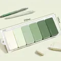 Gradient matcha green correction tape set including 6 pieces with 36m total length - Square 6 Pcs/Set / Matcha Green