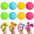 Set of colorful rainbow mesh squishy stress balls for sensory play and anxiety relief - 6.0cm Mesh Ball / Colorful / 6.0cm