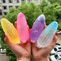 Colorful corn-shaped maltose syrup squeeze toys for stress relief and sensory fun. - Maltose Corn