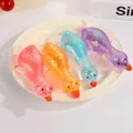 Set of four colorful glitter maltose syrup squeeze toys for slow rebound stress relief - Maltose Duck