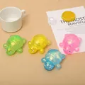 Translucent turtle squishy toys with glitter and maltose syrup for stress relief. - Maltose Turtle