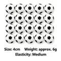 Set of 20 mini 4cm foam soccer balls for stress relief, medium elasticity squeeze toy - Painted Soccer Ball / 4cm