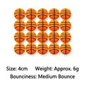 20-piece mini orange basketball stress relief squeeze foam balls 4cm - Painted Basketball / 4cm