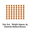3cm mini orange basketball stress balls with medium bounce for anxiety relief - Painted Basketball / 3cm