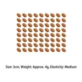 Mini 3cm brown foam American football stress relief squeeze ball, medium elasticity - Painted American Football / 3cm