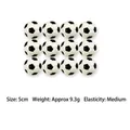 Set of 12 mini soccer stress balls, 5cm size with medium elasticity - Printed Soccer Ball / 5cm