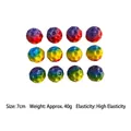Set of colorful 7cm high elasticity moon balls for stress relief squeeze fun - Dotted High Elastic Moon Ball (Random Color) / 7cm