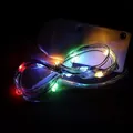Decorative multicolor LED fairy string lights for Christmas tree desktop decoration - 3m 30 LEDs (Colored Light)
