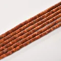 Natural brown goldstone cylindrical tube spacer beads for DIY jewelry making 2x4mm - 2*4mm (Approx 150 Beads per Strand) / 21 Gold Sand Stone