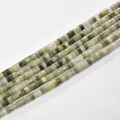 2x4mm natural green stone tube beads for DIY jewelry making spacers - 2*4mm (Approx 150 Beads per Strand) / 29 Southern Jade