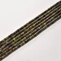 Natural dragon blood stone tube beads 2x4mm cylinder spacers for DIY jewelry making - 2*4mm (Approx 150 Beads per Strand) / 58 Dragon Blood Stone