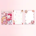 Cute cartoon strawberry smoothie memo pad notebook with 70 sheets for journaling and notes - Kaka Jiang Memo Pad/Strawberry Shaved Ice / 70 Pages