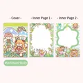 Cute cartoon mushroom theme memo pad with 70 sheets of decorative inner pages for journaling - Kaka Jiang Memo Pad/Mushroom Story / 70 Pages