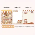 Niedliches Cartoon Notizblock Coffee Restaurant Thema 70 Blatt - Kaka Jiang Notizblock/Kaffee-Restaurant / 70 Seiten