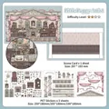 2.5D DIY scene stickers Puppy Artist set with scene card and 3 PET sticker sheets - Puppy Artist
