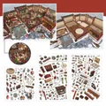 Creative 2.5D DIY scenery sticker set with Peking Opera house theme including 3 PET sheets - Opera House Master