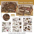 Beast Mask Maker DIY 2.5D landscape sticker set with 1 scene card and 3 PET sheets - Mask Artisan