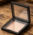 Small black square PE film jewelry storage box for pendant and necklace display case - PE Jewelry Box / 9x9 / Black