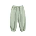 Bequeme hellgrüne dünne Baumwoll-Mückenschutzhose für Kinder für den Sommerurlaub - 120cm / Bohnengrün