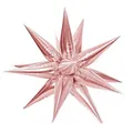 Large rose gold 3D explosion star foil balloon for festive party and wedding decoration - 26 Inch / Rose Gold