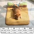 Cooling pet mat for dogs and cats with Shiba Inu pattern and comprehensive size chart guide - A Haughty Little Dog / Size S (40*30cm) (recommended For Users Weighing Up To 5 Catties)